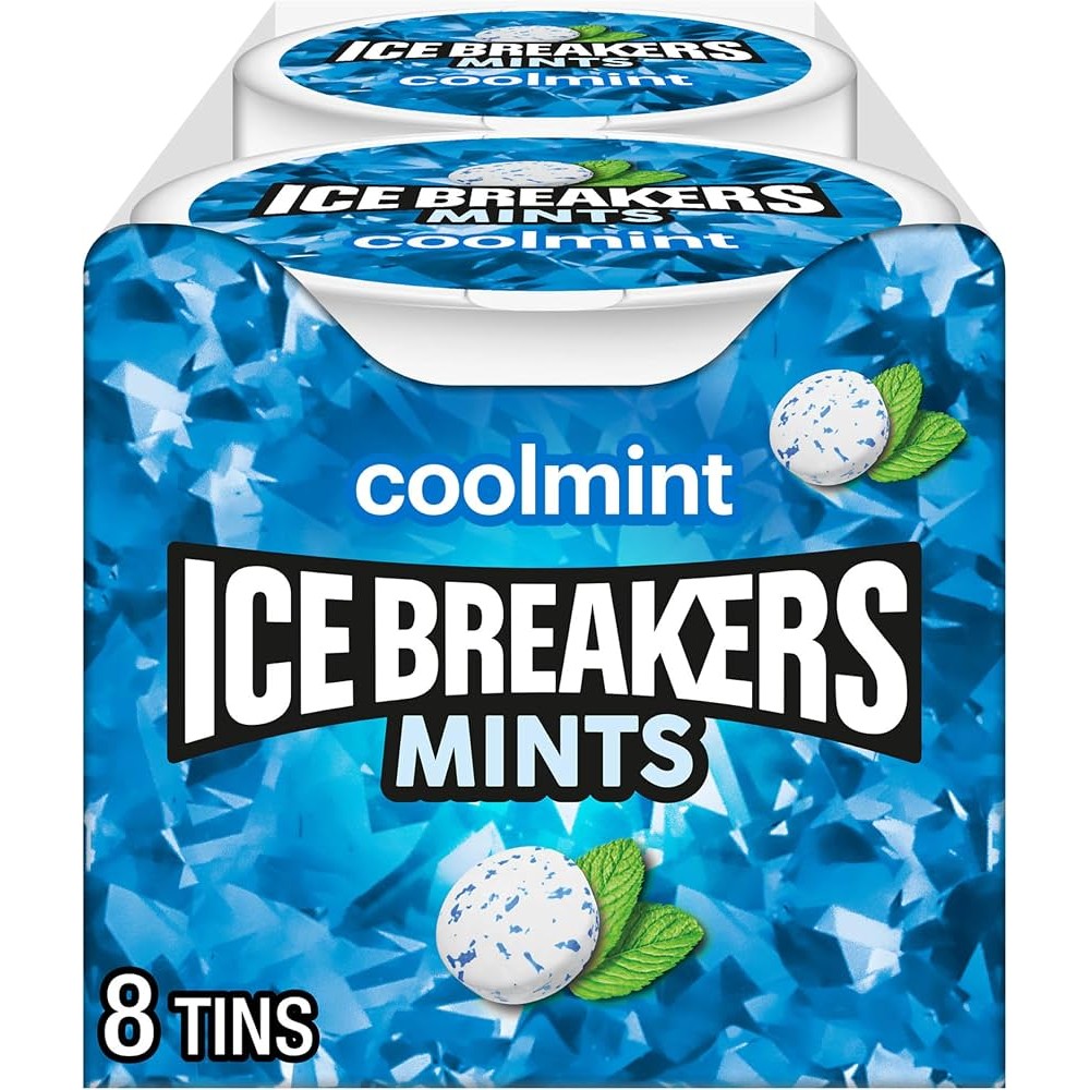 ICE BREAKERS DUO MINTS COOL MINT 8 COUNT