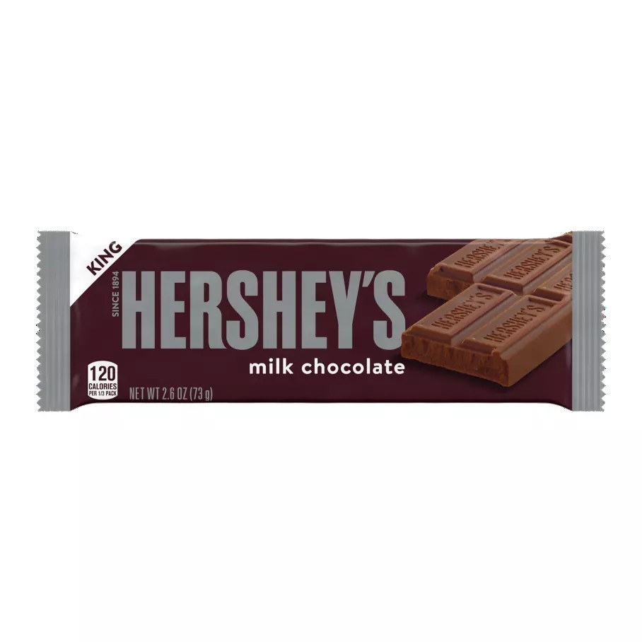 HERSHEYS MILK CHOCOLATE BAR 2.6 OZ