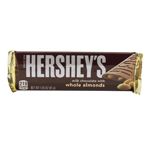 Hersheys Milk Chocolate With Almonds 1.45 OZ