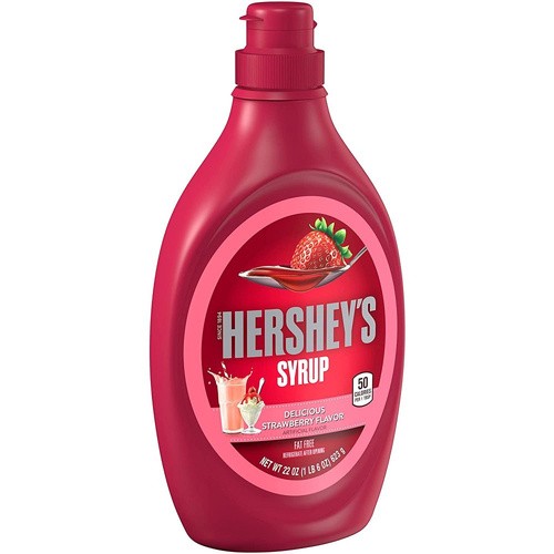 HERSHEYS STRAWBERRY SYRUP 22 OZ