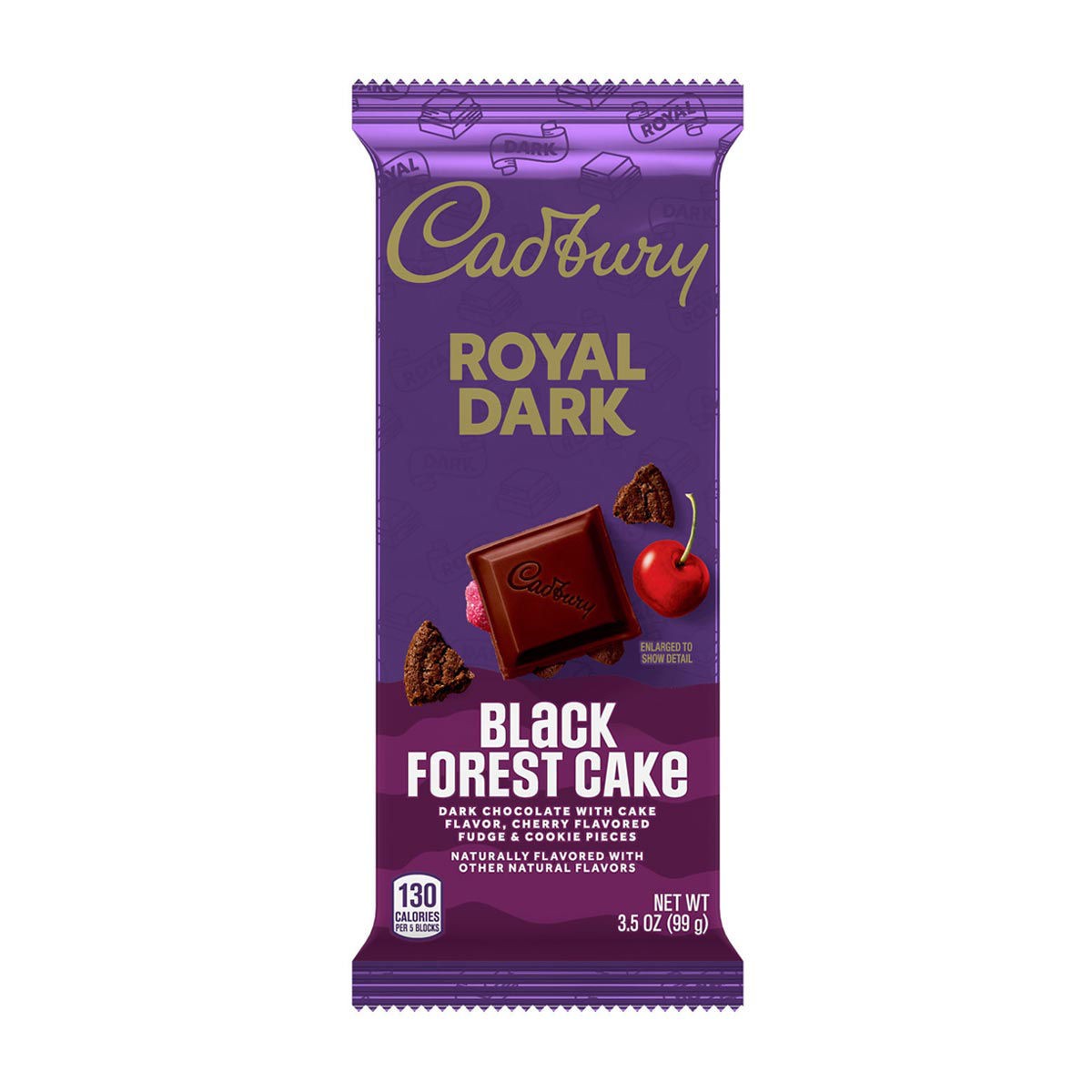 Cadbury Royal Dark Black Forest Cake Chocolate Bar 3.5 OZ