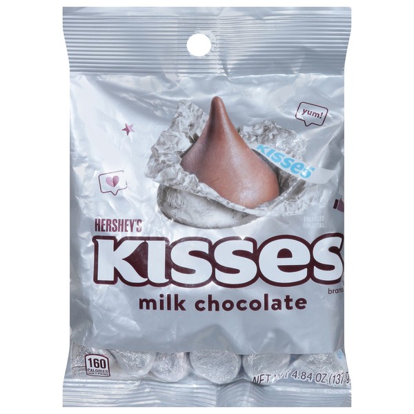 HERSHEY KISSES MILK CHOCOLATE BAG 4.8 OZ