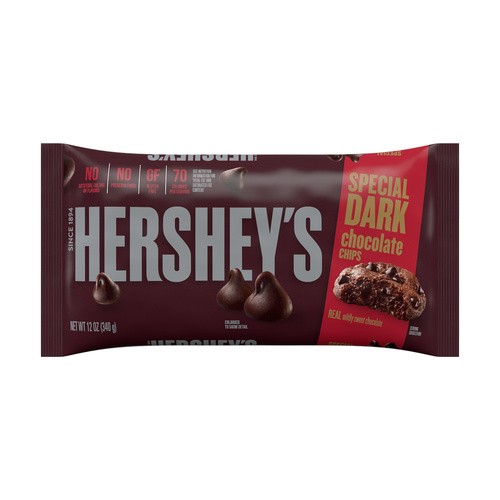 HERSHEY DARK CHOC CH 12 OZ