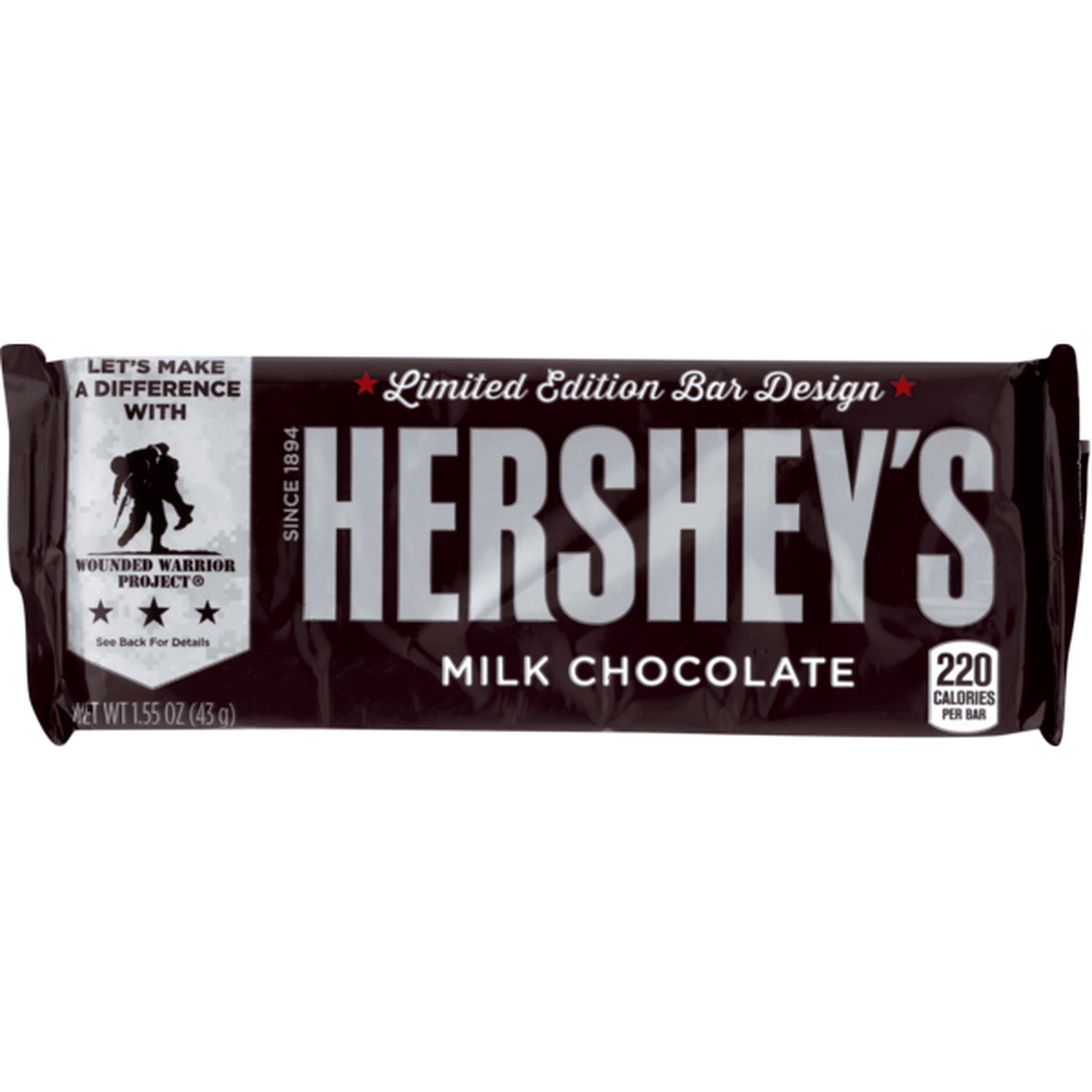 HERSHEYS MILK CHOCOLATE 43 GM