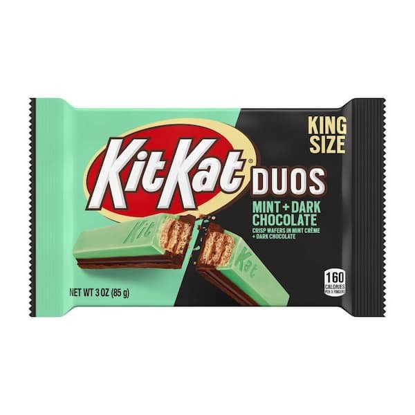 KIT KAT DUOS MINT + DARK CHOCOLATE 85 GM
