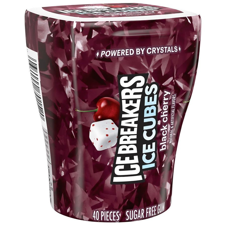 Ice Breakers Ice Cubes Black Cherry 40 Count