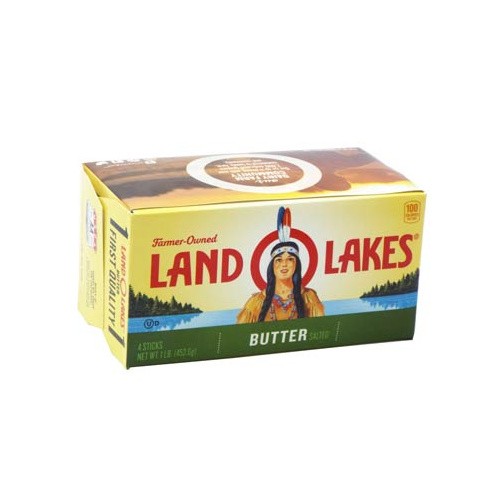 LAND O LAKES BUTTER SALTED QUARTERS 16 OZ
