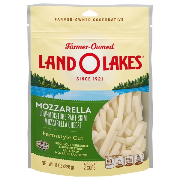 LAND O LAKES MOZZARELLA CHEESE SHRED     1 OZ