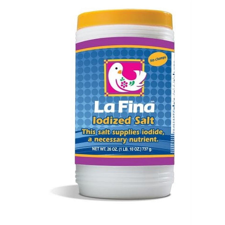 La Fina Iodized Salt 26 OZ