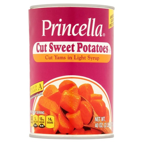 PRINCELLA CUT SWEET POTATOES 40 OZ