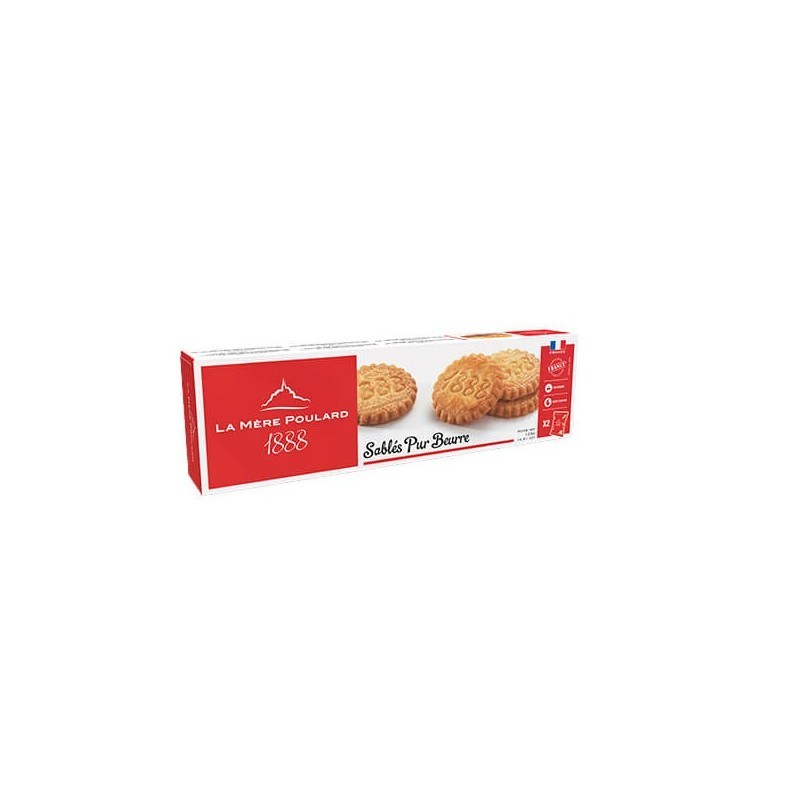 LA MERE POULARD FRENCH BUTTER SHORTBREADS 125 GM