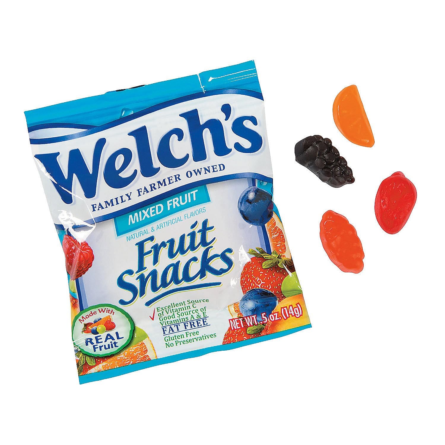 WELCH'S MIX FRUIT SNACK 40 COUNT