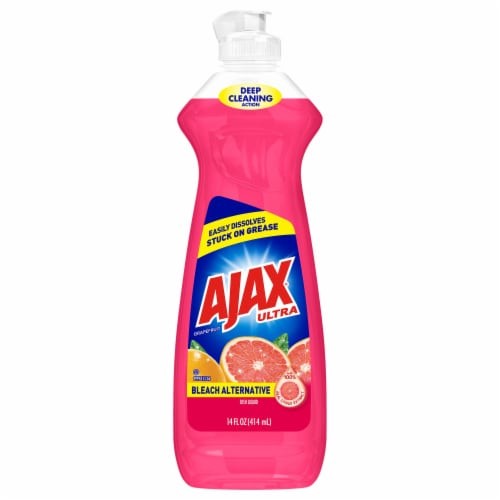 AJAX DISH LIQUID GRAPE FRUIT W/BLEACH 14 OZ