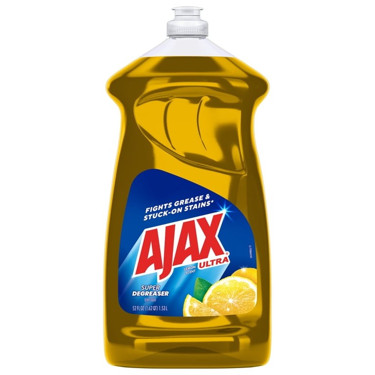AJAX DISH LIQUID ULTRA LEMON 52 OZ