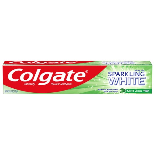 Colgate Sparkling White Mint Toothpaste 6 Oz