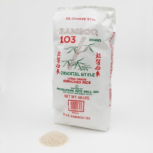 103 ORIENTAL STYLE LONG GRAIN RICE 50 LBS