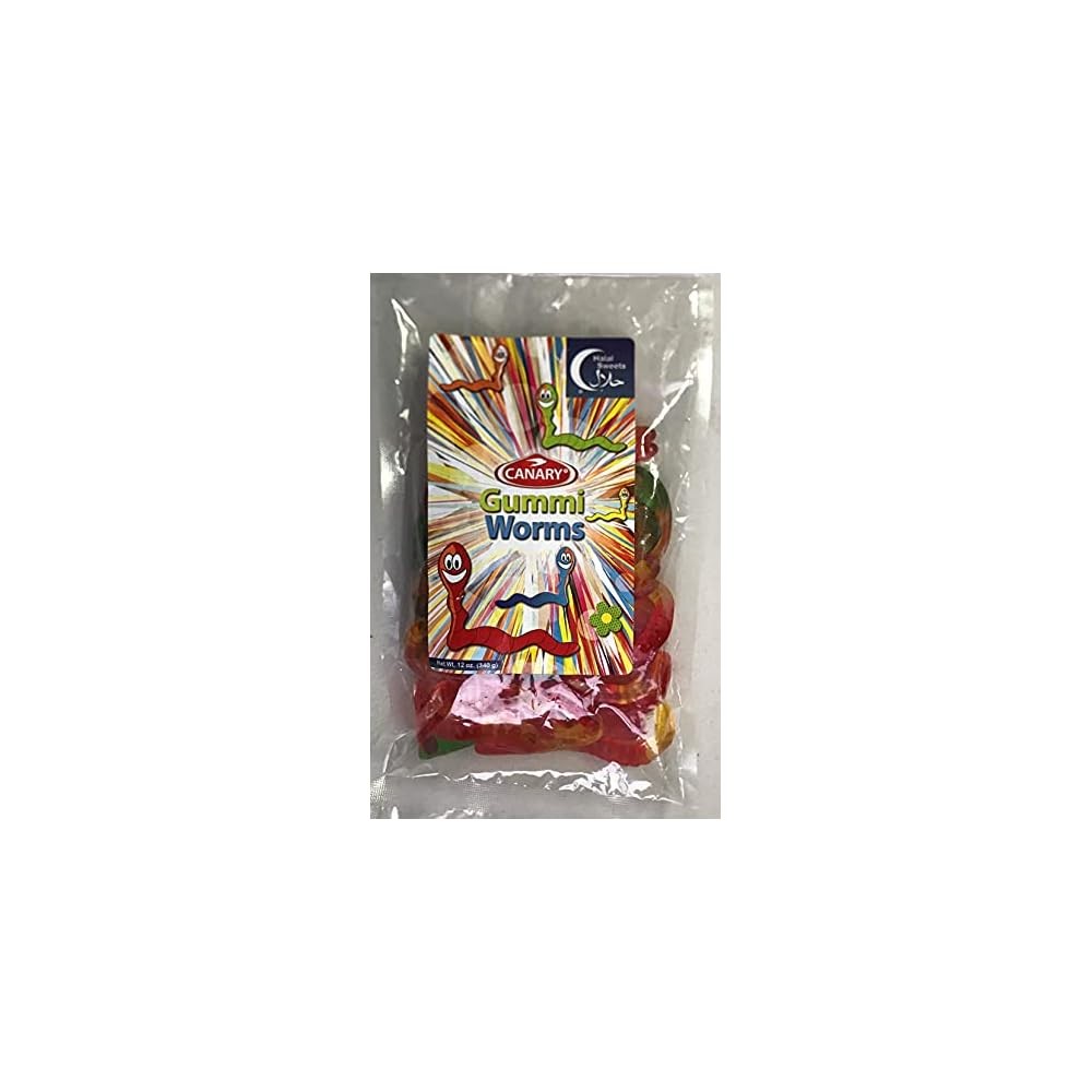 Canary Halal Gummi Worms 340 GM