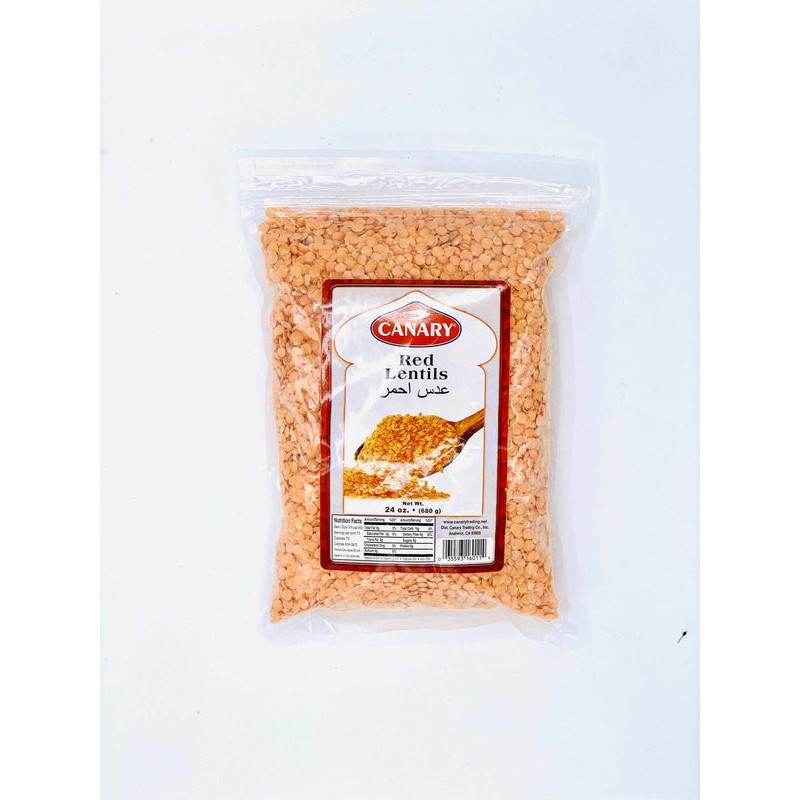 Canary Red Lentils 24 OZ