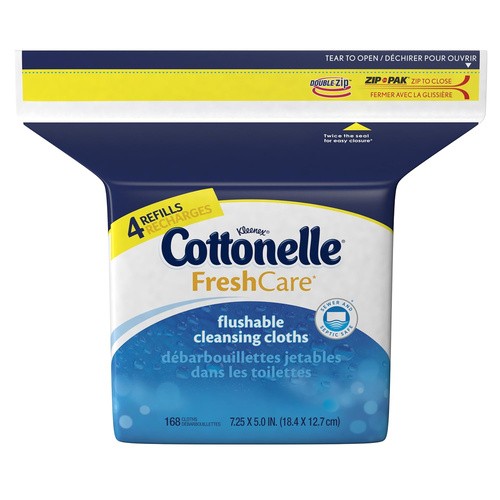 COTTONELLE FRESH CARE CLOTHS 168 COUNT