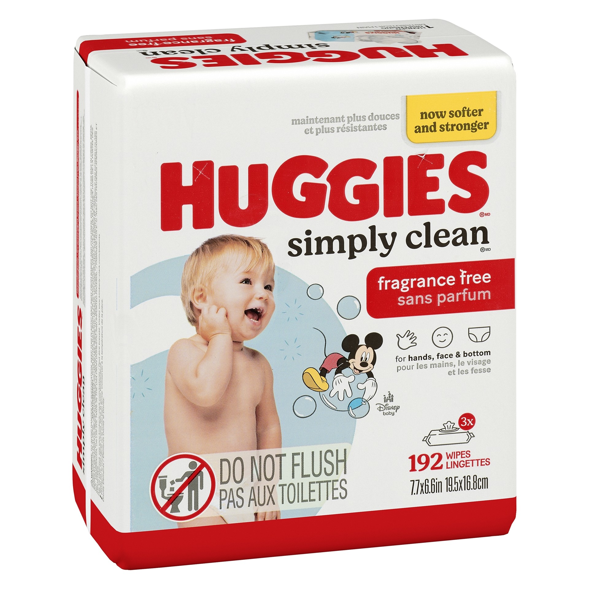Huggies Simply Clean Fragrance Free Wipes 64 COUNT
