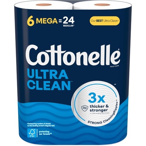 COTTONELLE ULTRA CLEAN MEGA 6 PCS