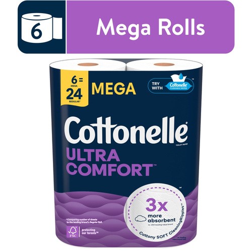 COTTONELLE ULTRA COMFORT MEGA 6 PCS