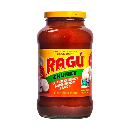 RAGU CHUNKY GARDEN SUPER MUSHROOM        1 OZ