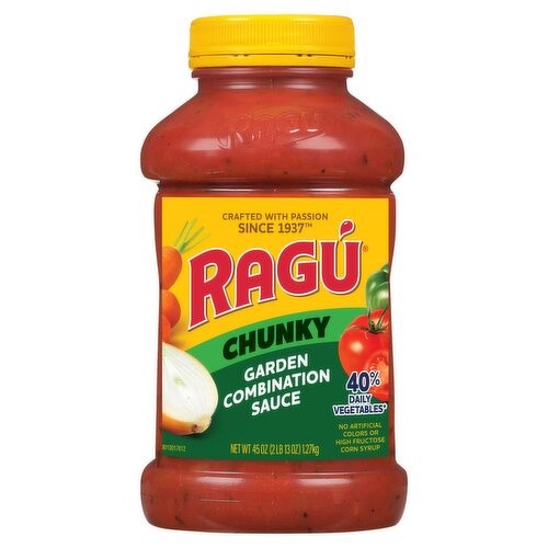 Ragu Chunky Garden Combo Sauce 45 OZ