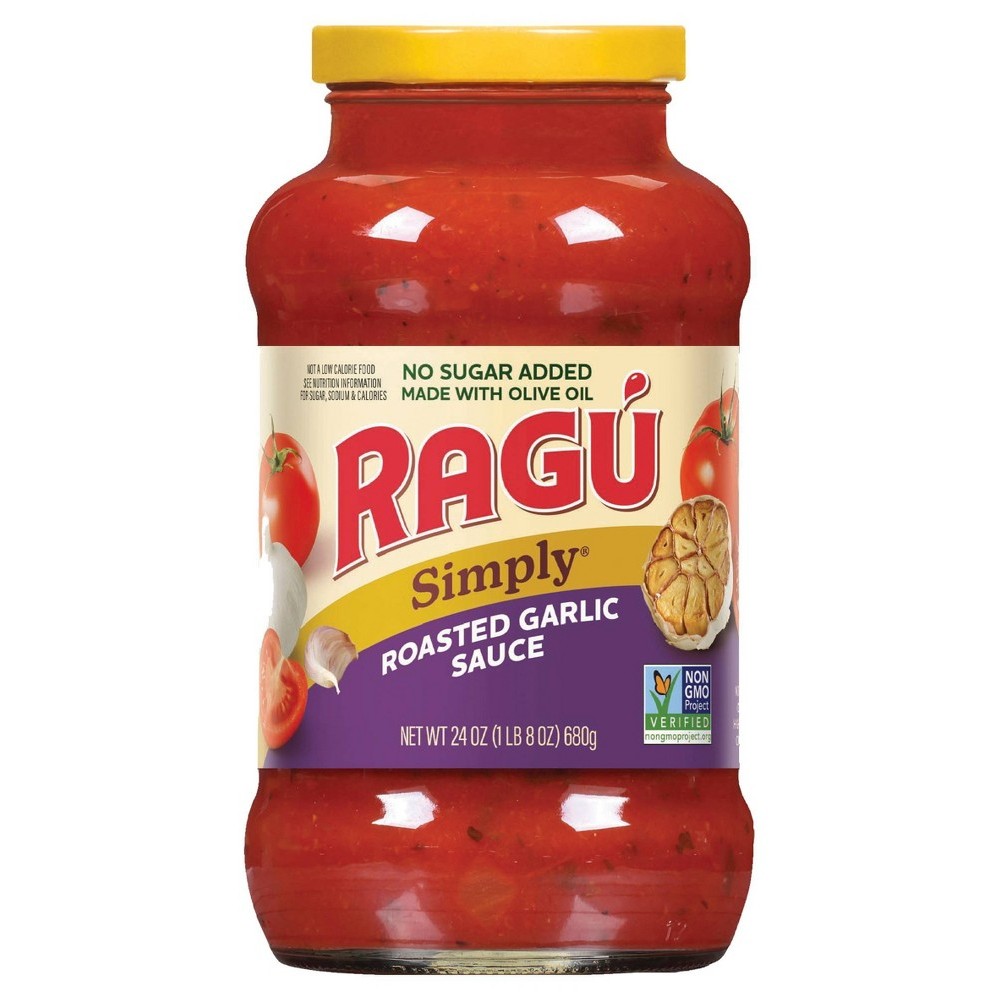 Ragu Simply Roasted Garlic Pasta Sauce 24 OZ