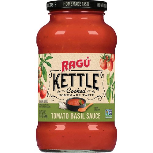RAGU KETTLE COOKED TM BAS SAUCE 24 OZ
