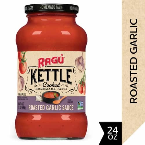 RAGU KETTLE COOKED GARLC SAUCE 24 OZ