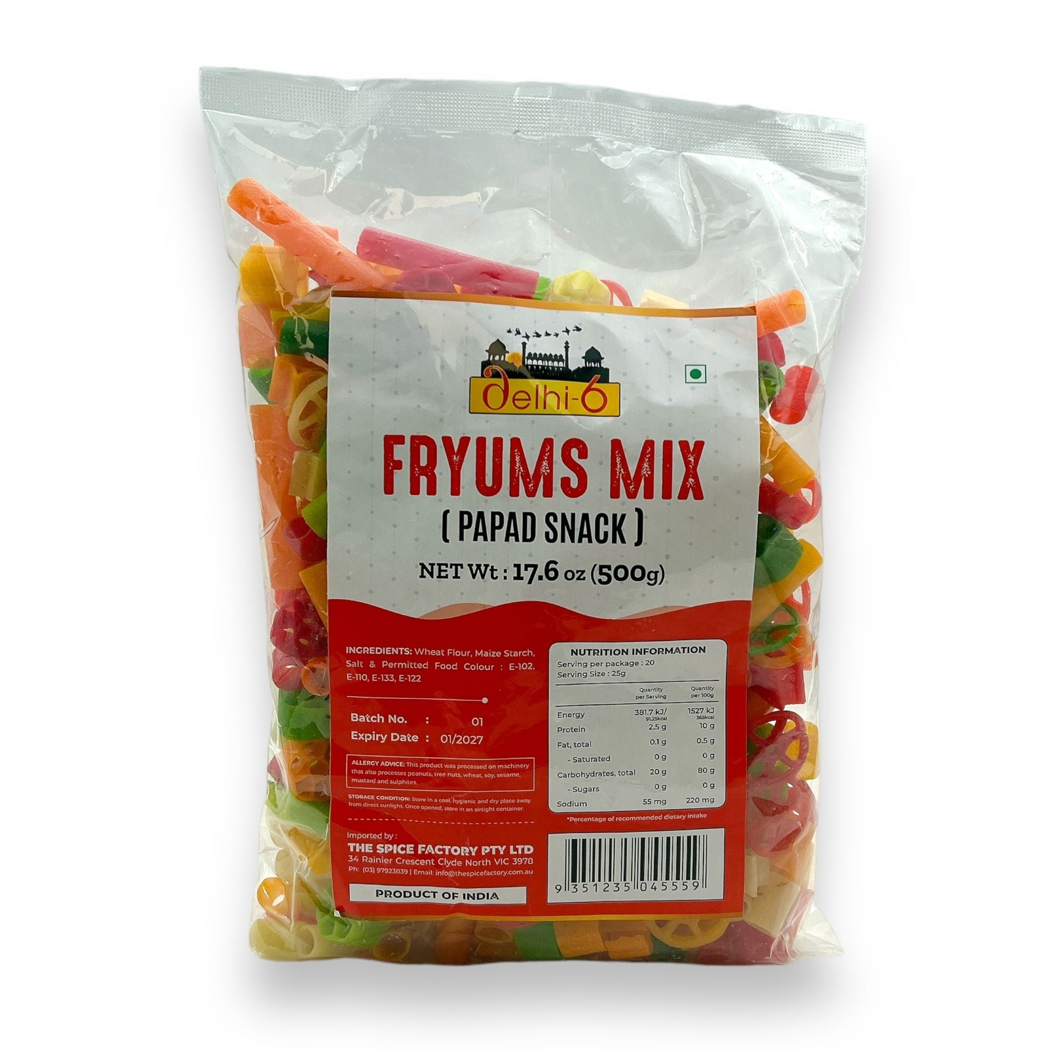 Fryums Mix 500 GM