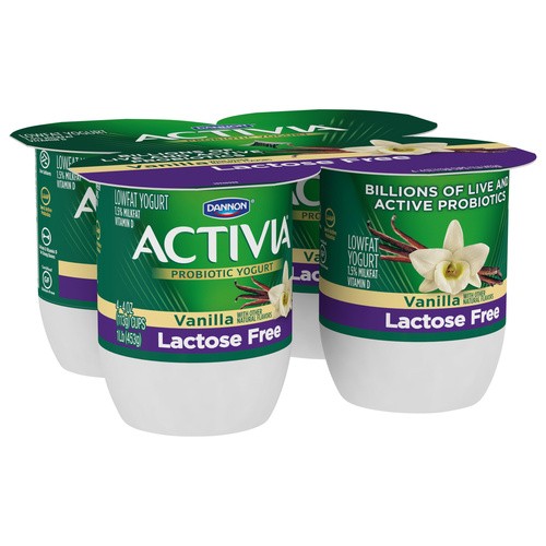 DANNON ACTIVIA LOW FAT VANILLA 16 OZ