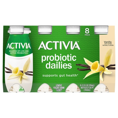 DANNON ACTIVIA VANILLA DRINKABLE         1 OZ