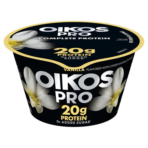 OIKOS PRO VANILLA YOGURT 5.3 OZ