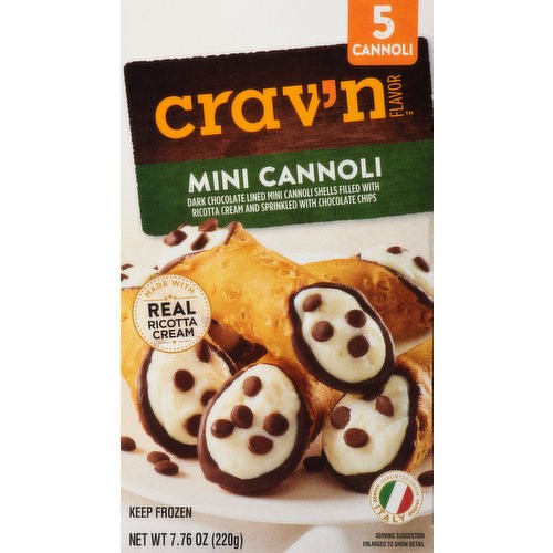 CRAVN MINI CANNOLI 7 OZ