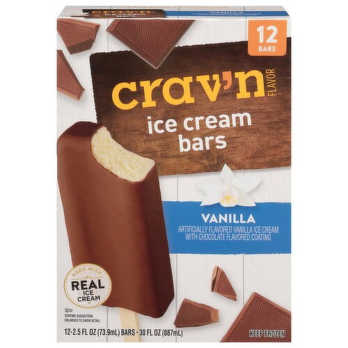 CRAVN VANILLA IC BAR 2.5 OZ