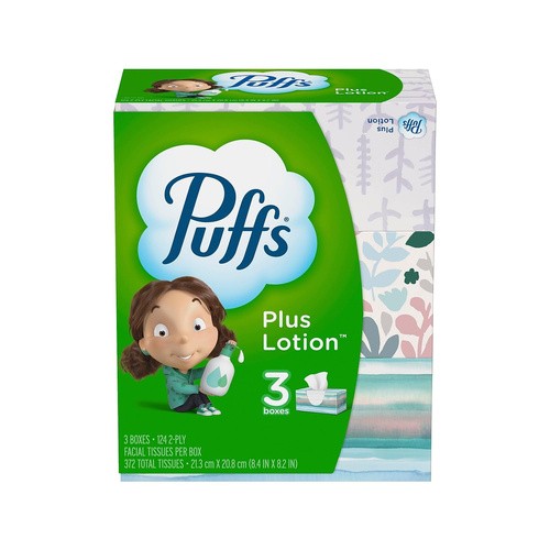 PUFFS PLUS 124 COUNT
