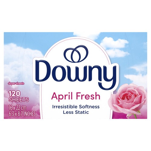 DOWNY APRIL FRESH FABRIC SHEETS 120 COUNT