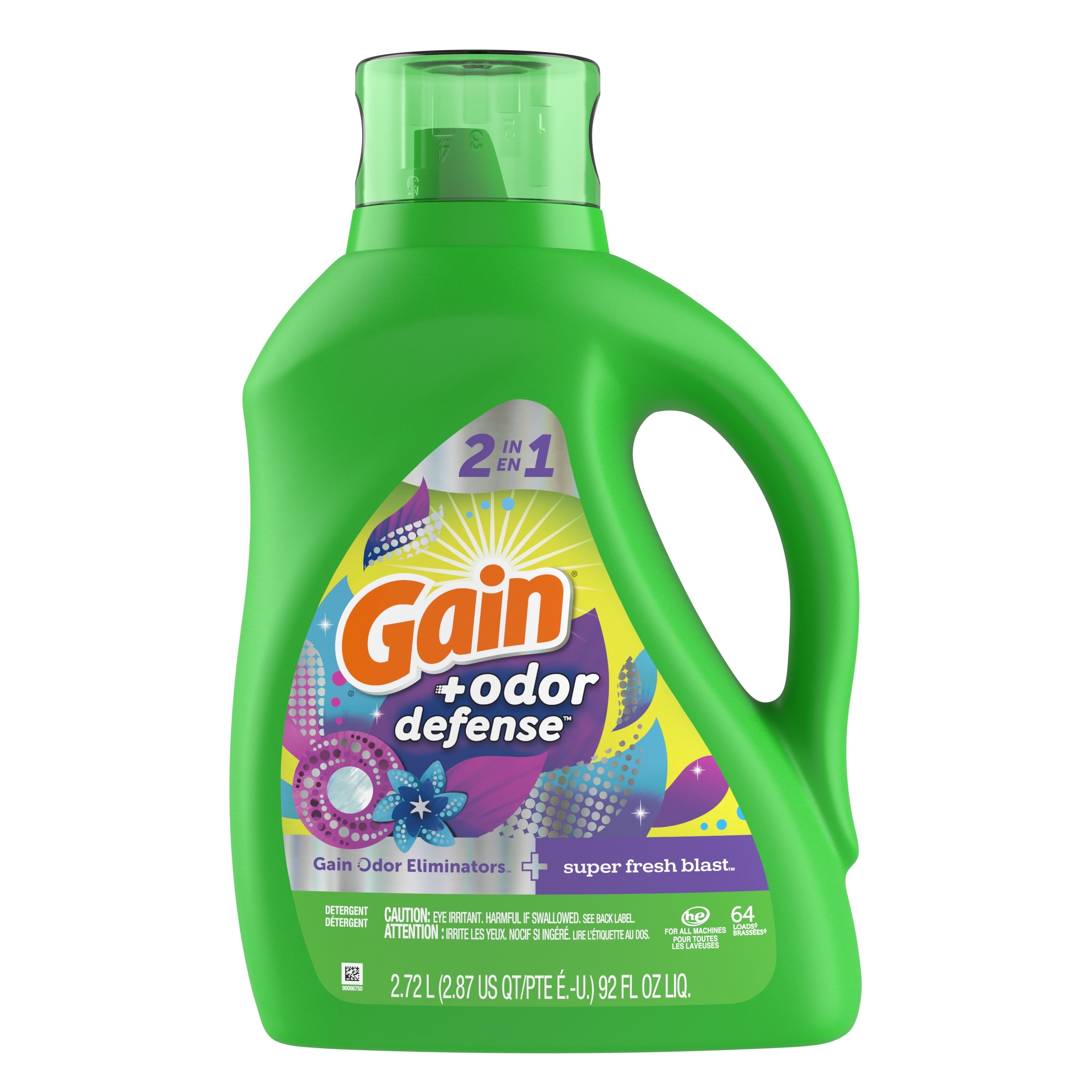 GAIN LAUNDRY DETERGENT 92 FLOZ