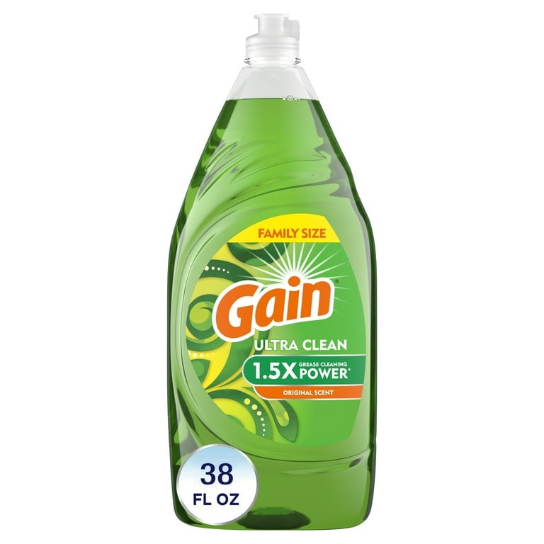 GAIN ULTRA DISHWASHING LIQUID 38 FLOZ