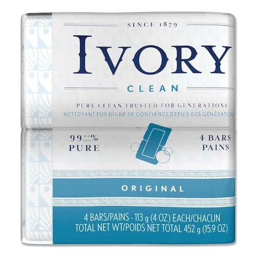IVORY ORIG BAR SOAP 4 Pk 16 OZ