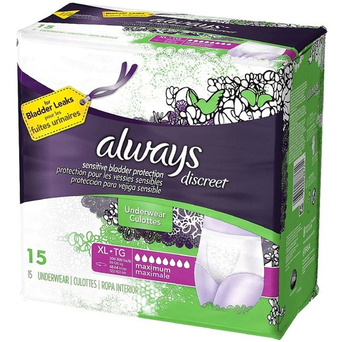 ALWAYS DS MAX EXTRA LARGE 15 COUNT