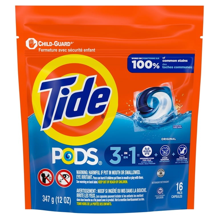 TIDE PODS ORIGINAL 16 COUNT