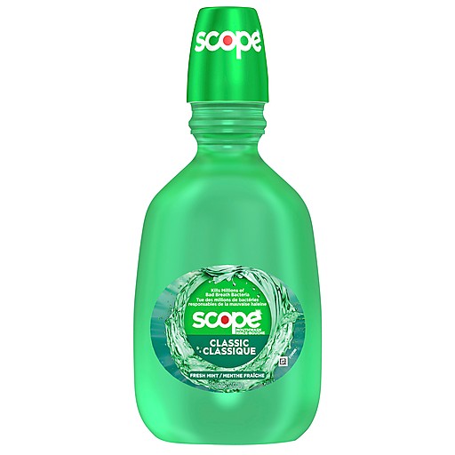 SCOPE GREEN MINT MOUTHWASH 1 LTR