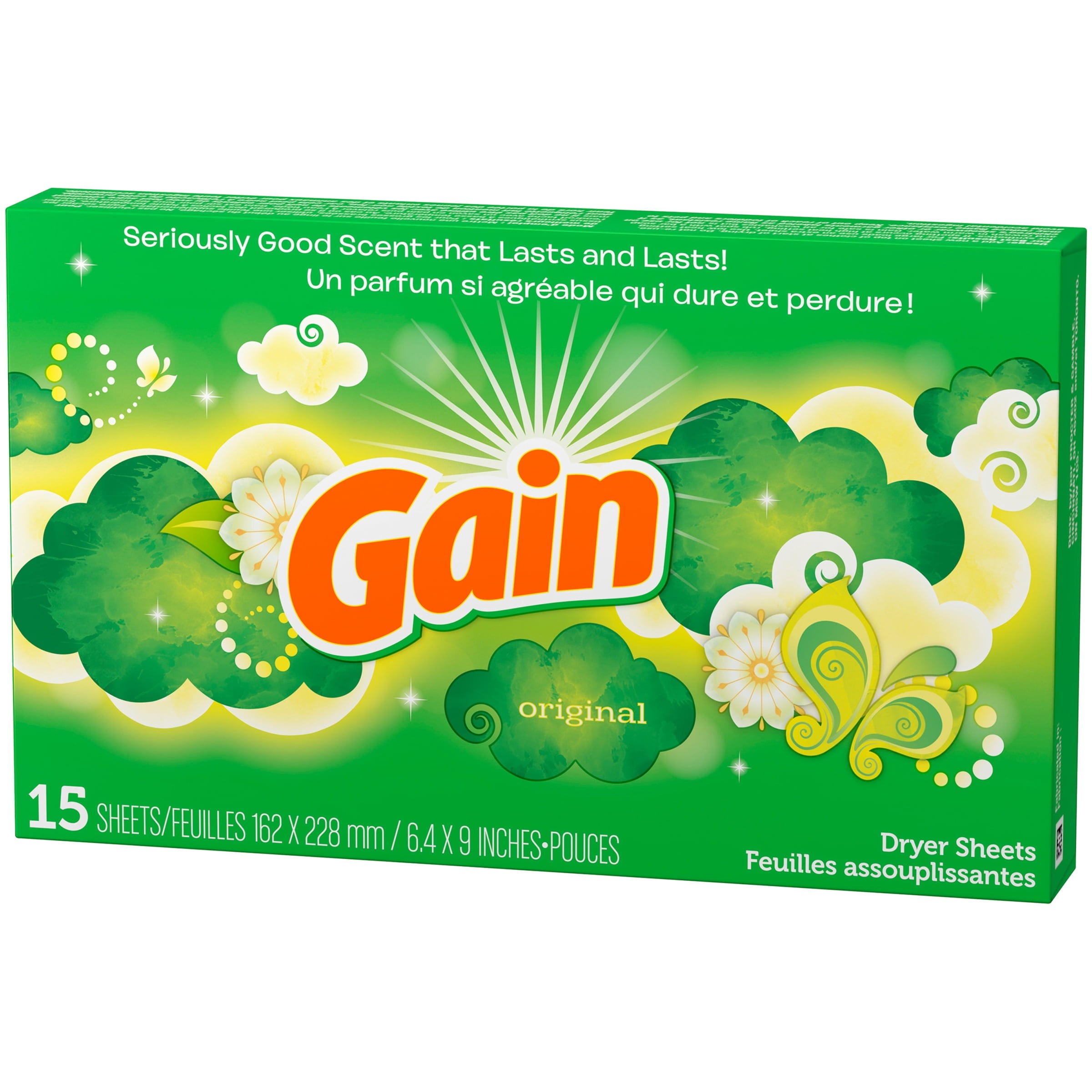 GAIN DRYER SHEETS 15 Count
