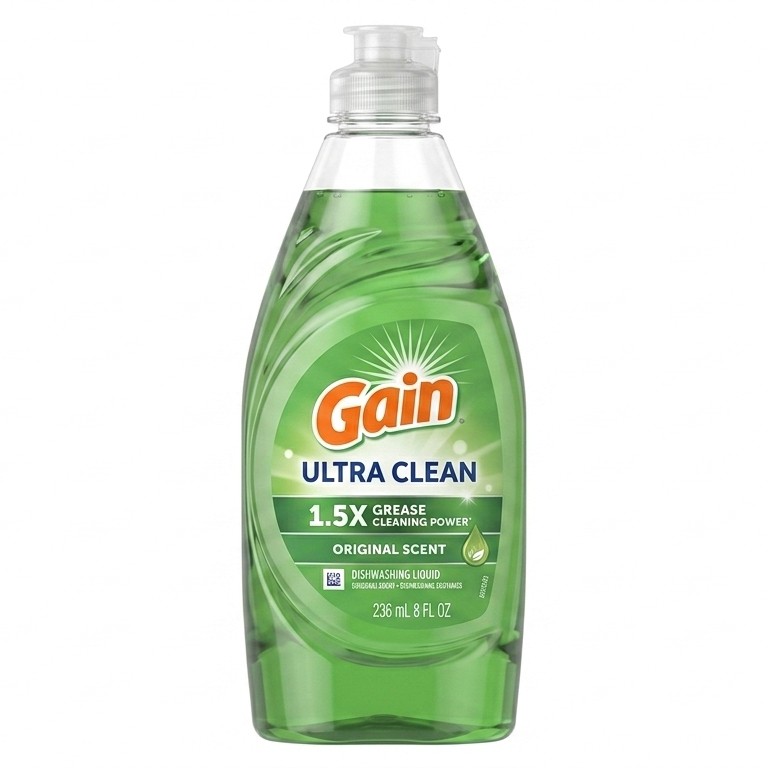 GAIN ULTRA CLEAN DISHWASHING LIQUID 236 ML