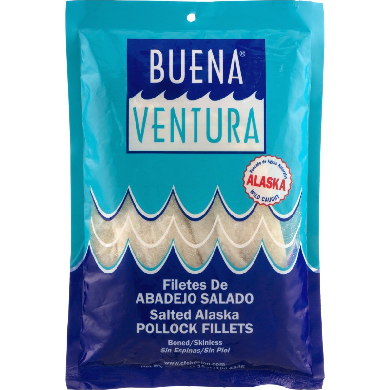 Buena Ventura Salted Pollock Fillets 16 OZ