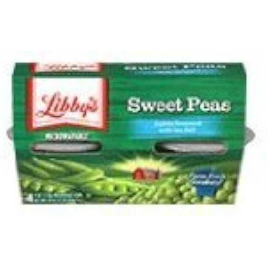 LIBBYS SWEET PEA CUP 4 PACK
