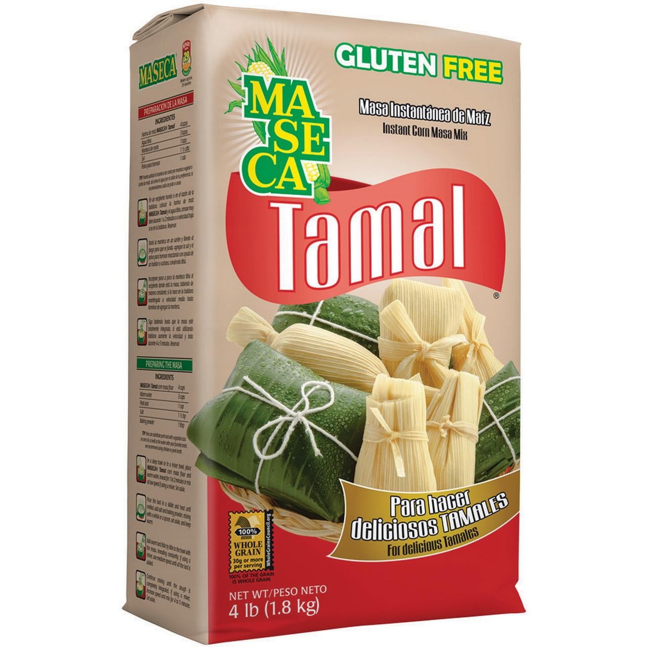 MASECA TAMAL INSTANT CORN MASA MIX 4.4 Lbs